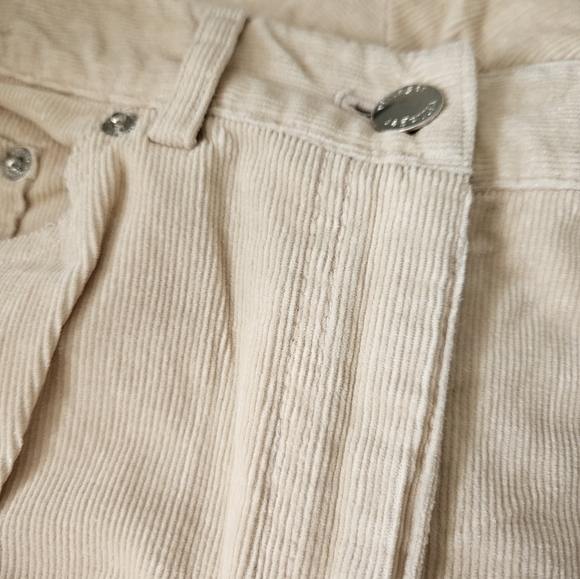 Tan Corduroy High Waisted Straight Leg Pants - Picture 8 of 8